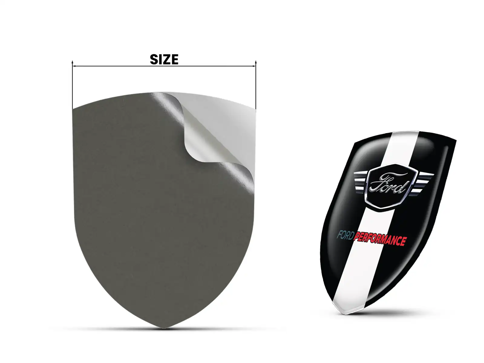 Ford Logo Silicona S Auto Pro Máximo Estilo Edición Estilosa